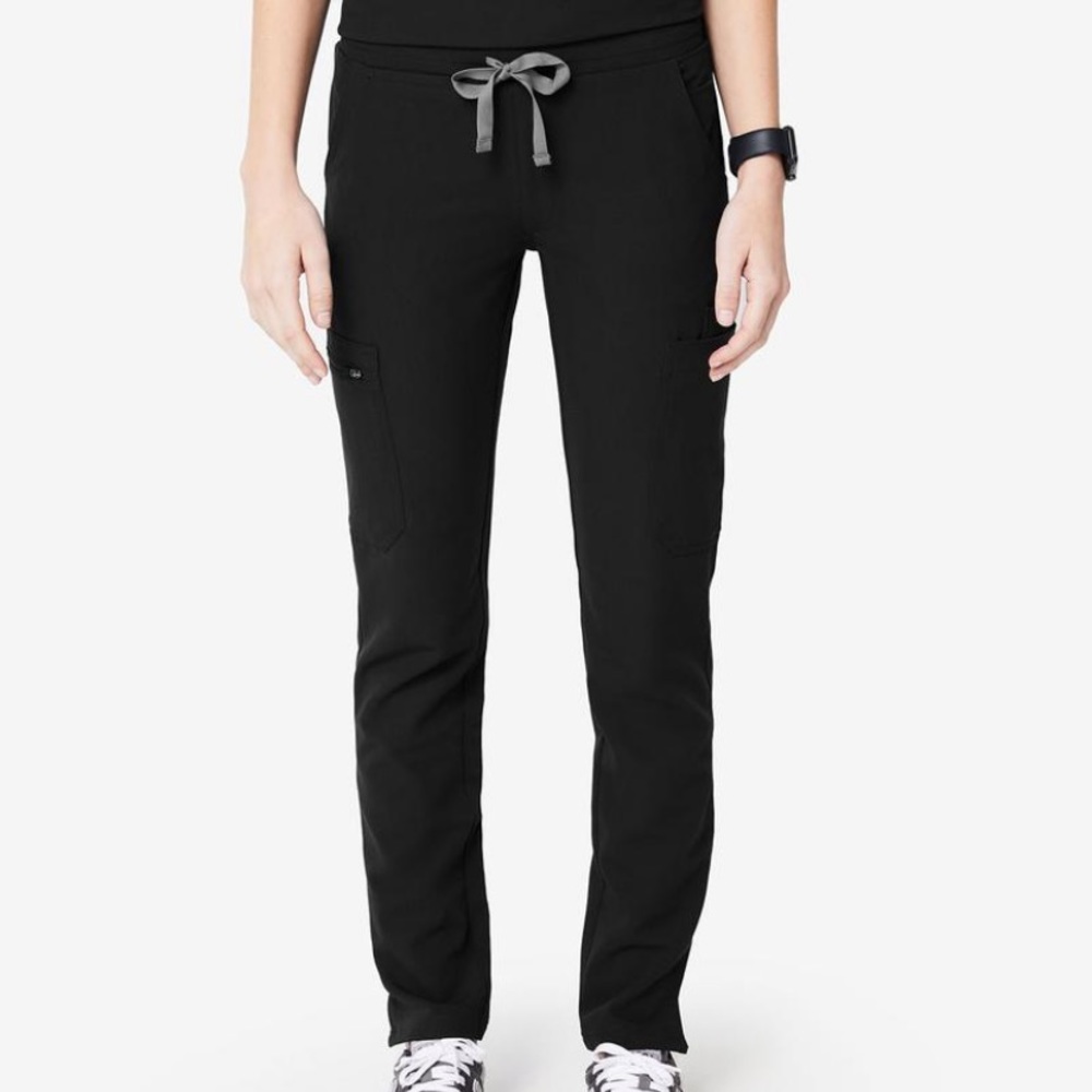 Wear Figs Yola Skinny Scub Pant in Black